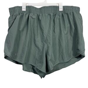 Under Armour Plus Size Green Lined Activewear Shorts